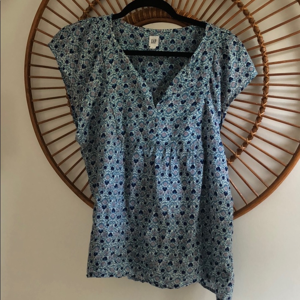 Gap Bib-Front Print Flutter Sleeve Too - image 6